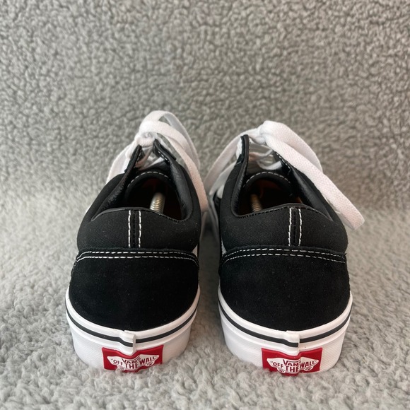 NEW Vans Old Skool Womens size 8.5 Black White Suede Canvas Skate Casual Shoes - Picture 6 of 9